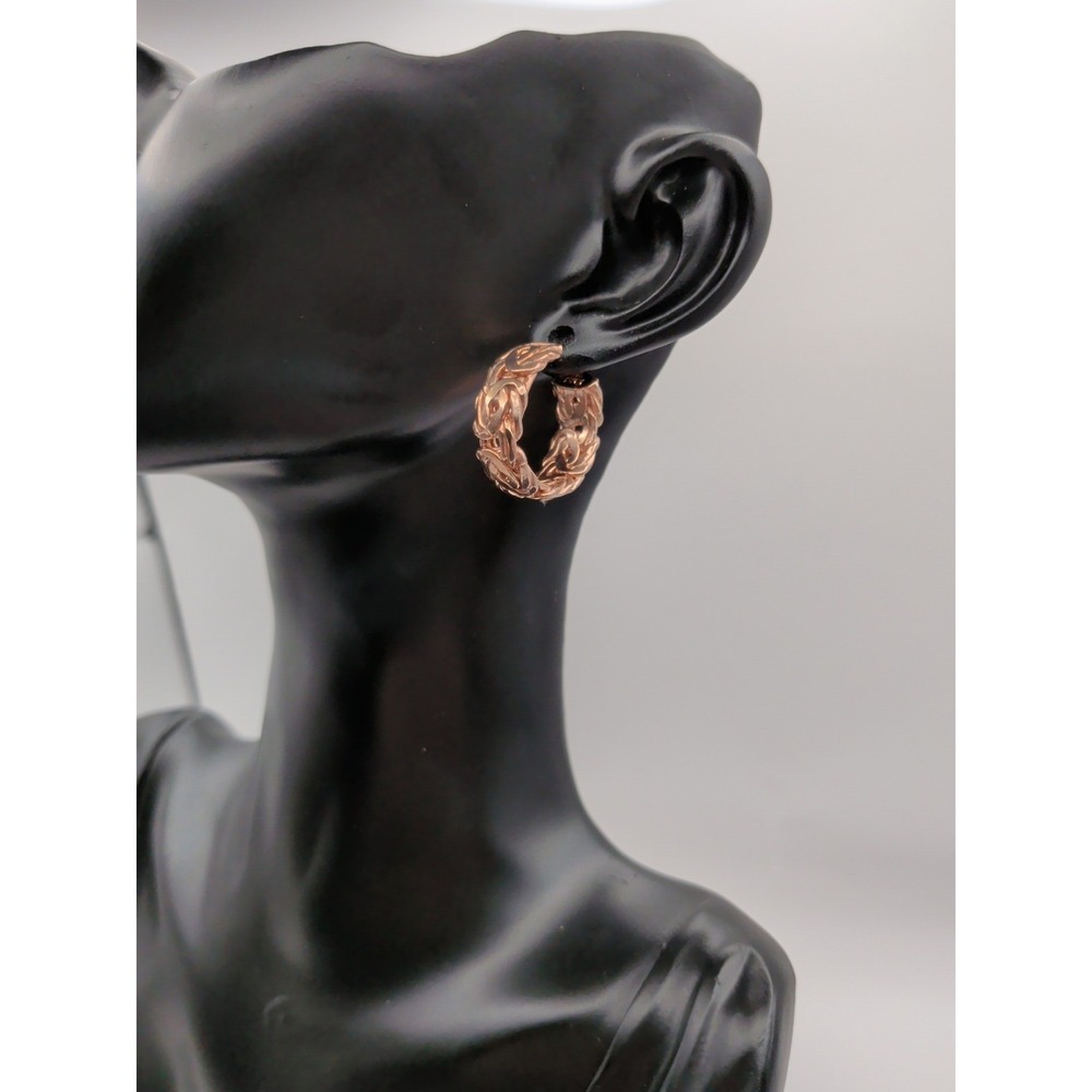 Pair Of Sterling Silver Technibond‎ Earrings
